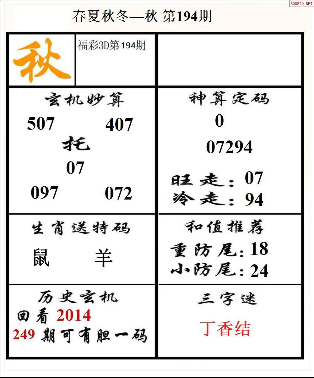 A191春夏秋冬3版