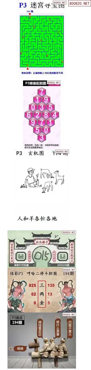蜂巢天机图谜