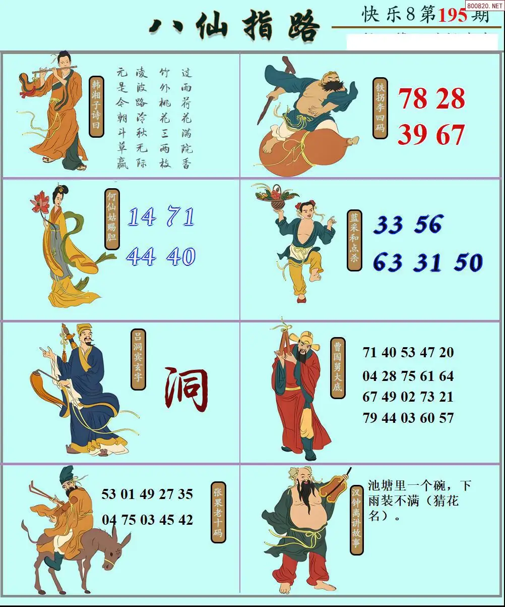 八仙图