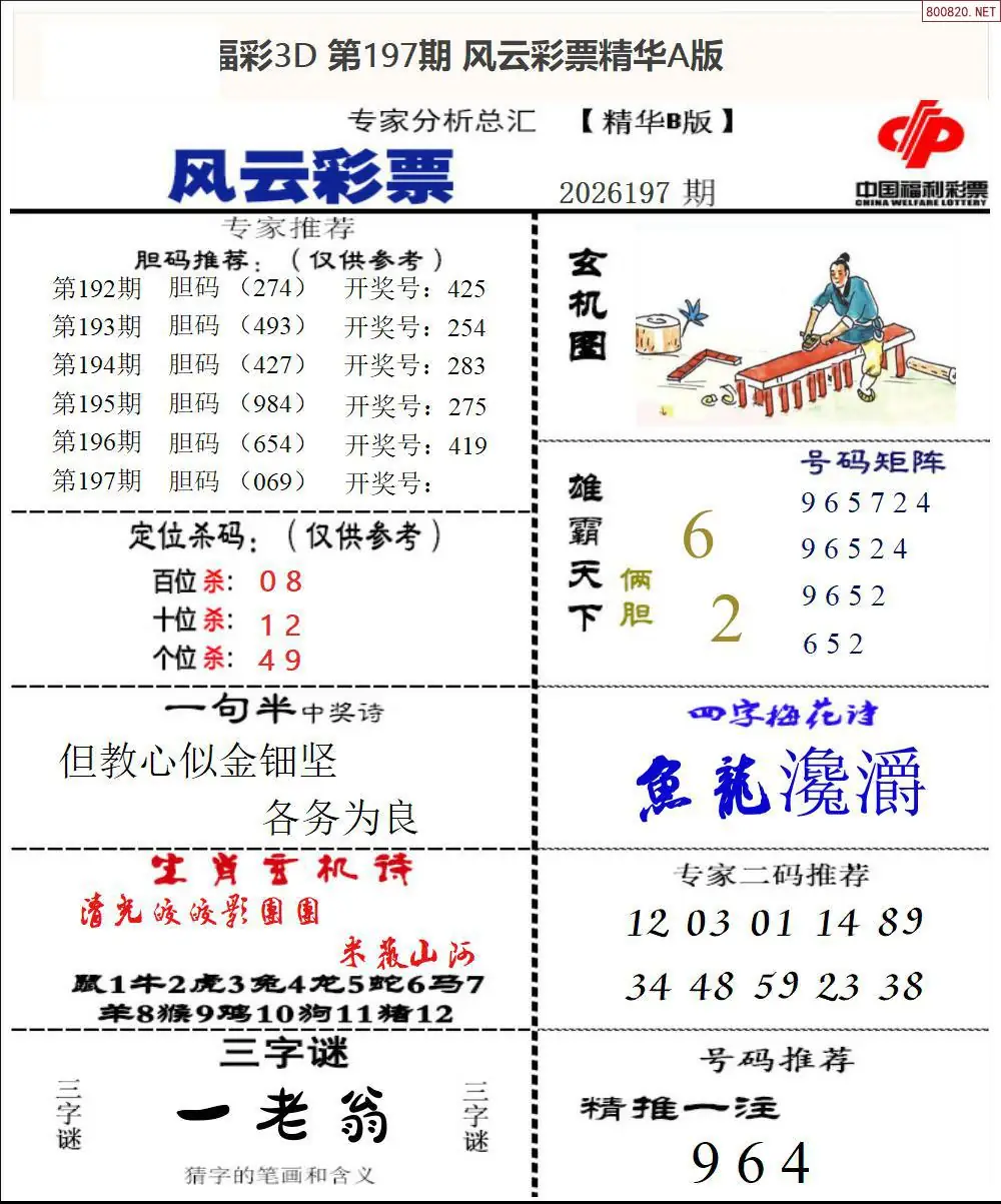 A170风云彩票精华B