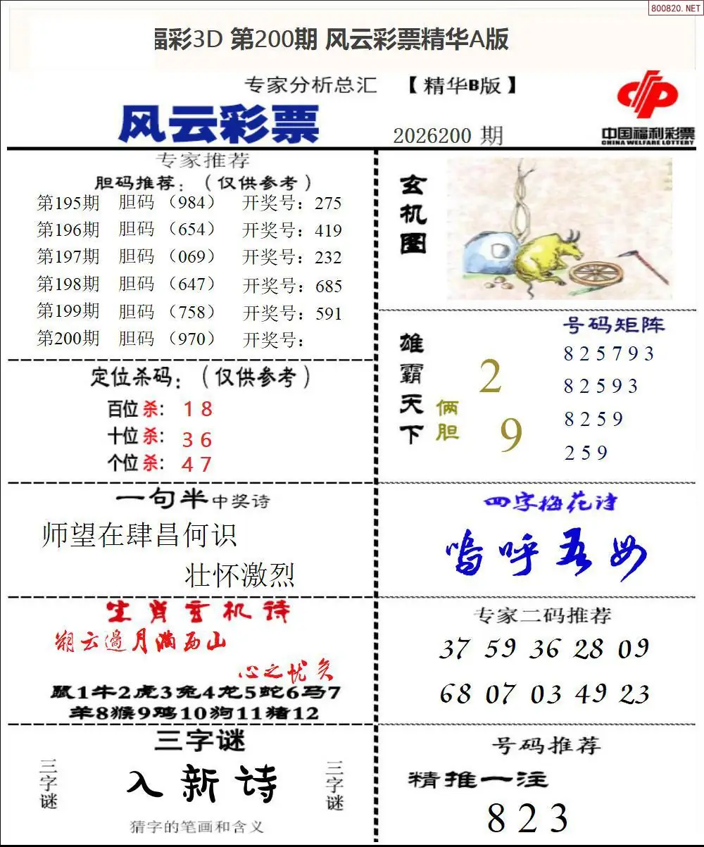 A170风云彩票精华B