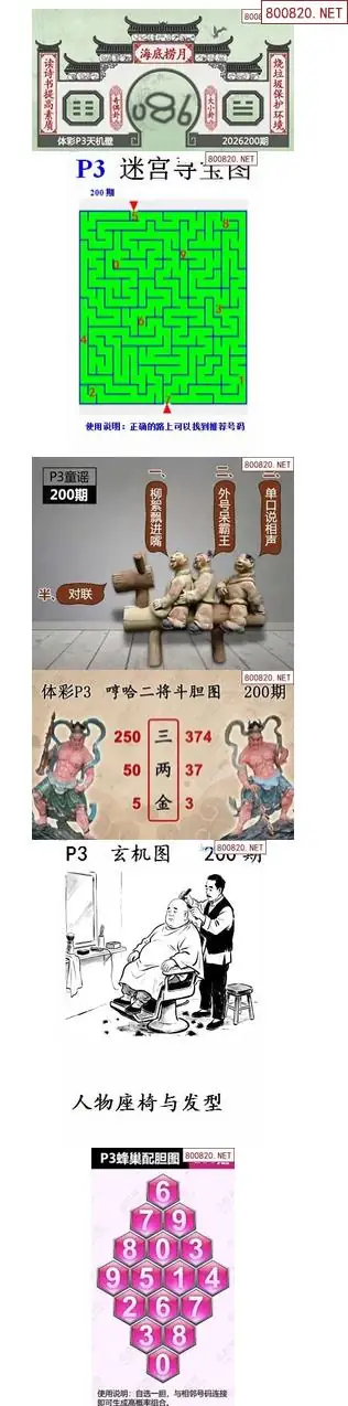 蜂巢天机图谜