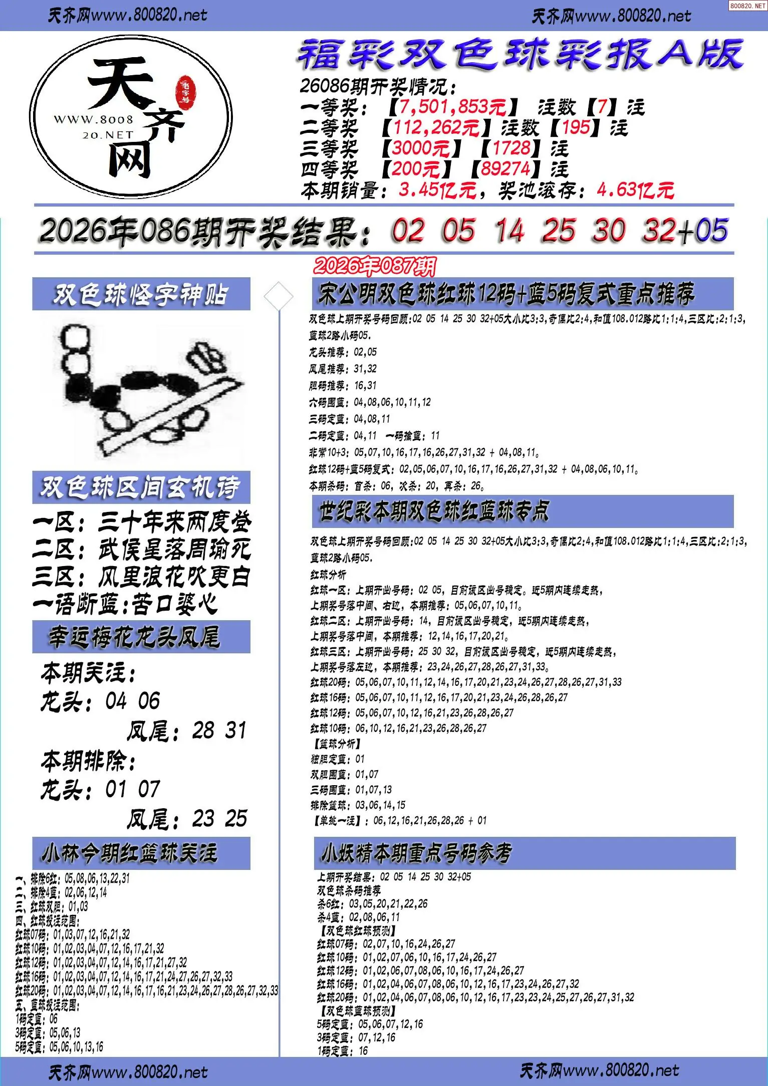 双色球彩报A版