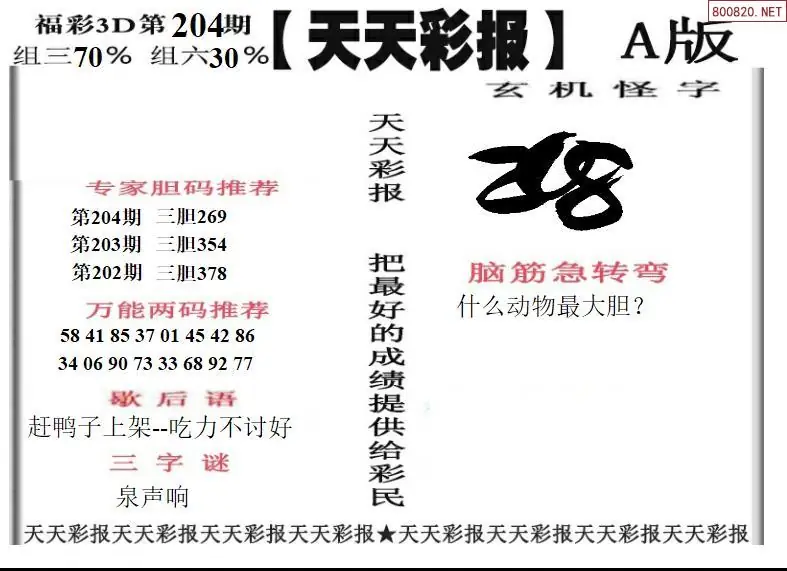 A201天天彩报1版