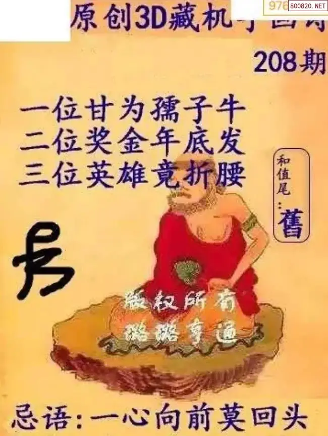 牛彩3D藏机图