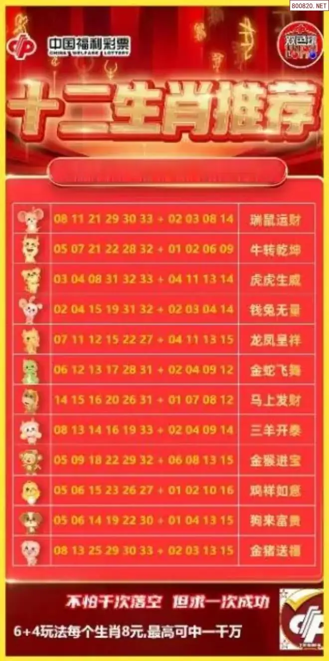 十二生肖推荐图