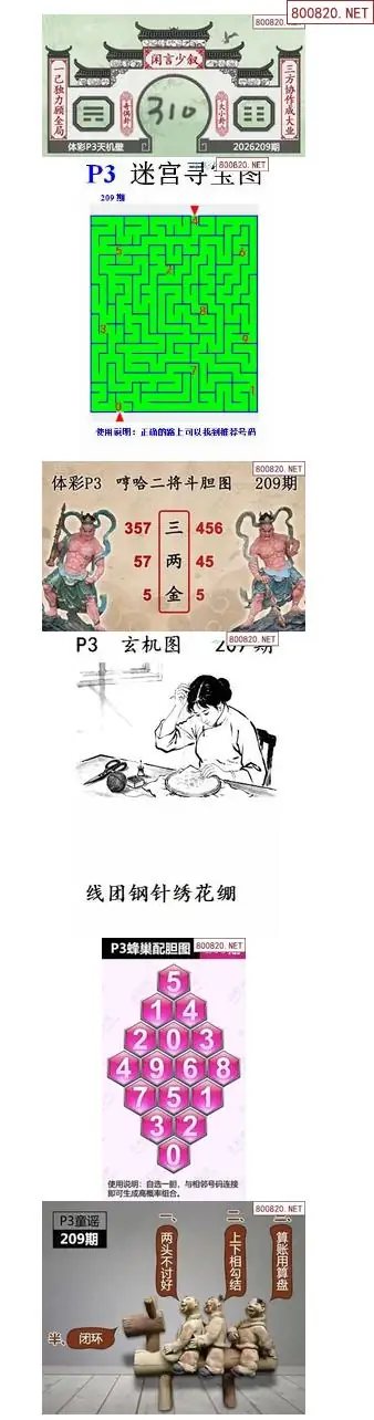 蜂巢天机图谜