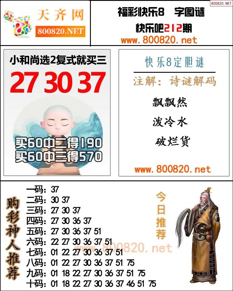 购彩神人推号图