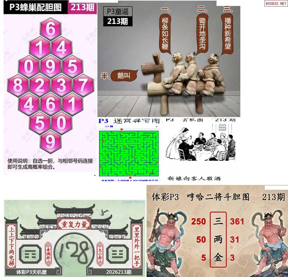 蜂巢天机图谜