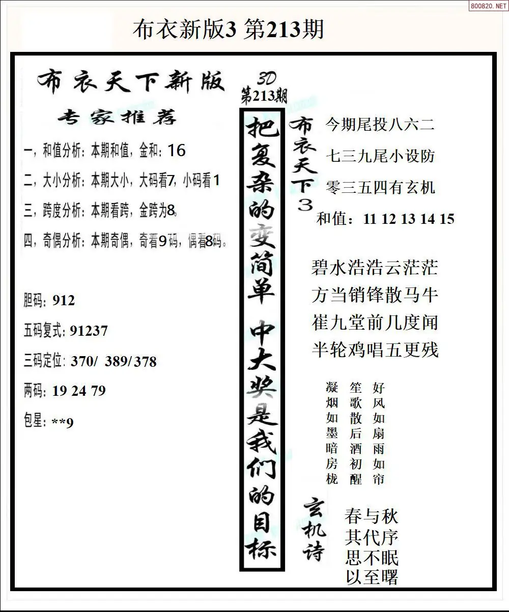 A53新版布衣3