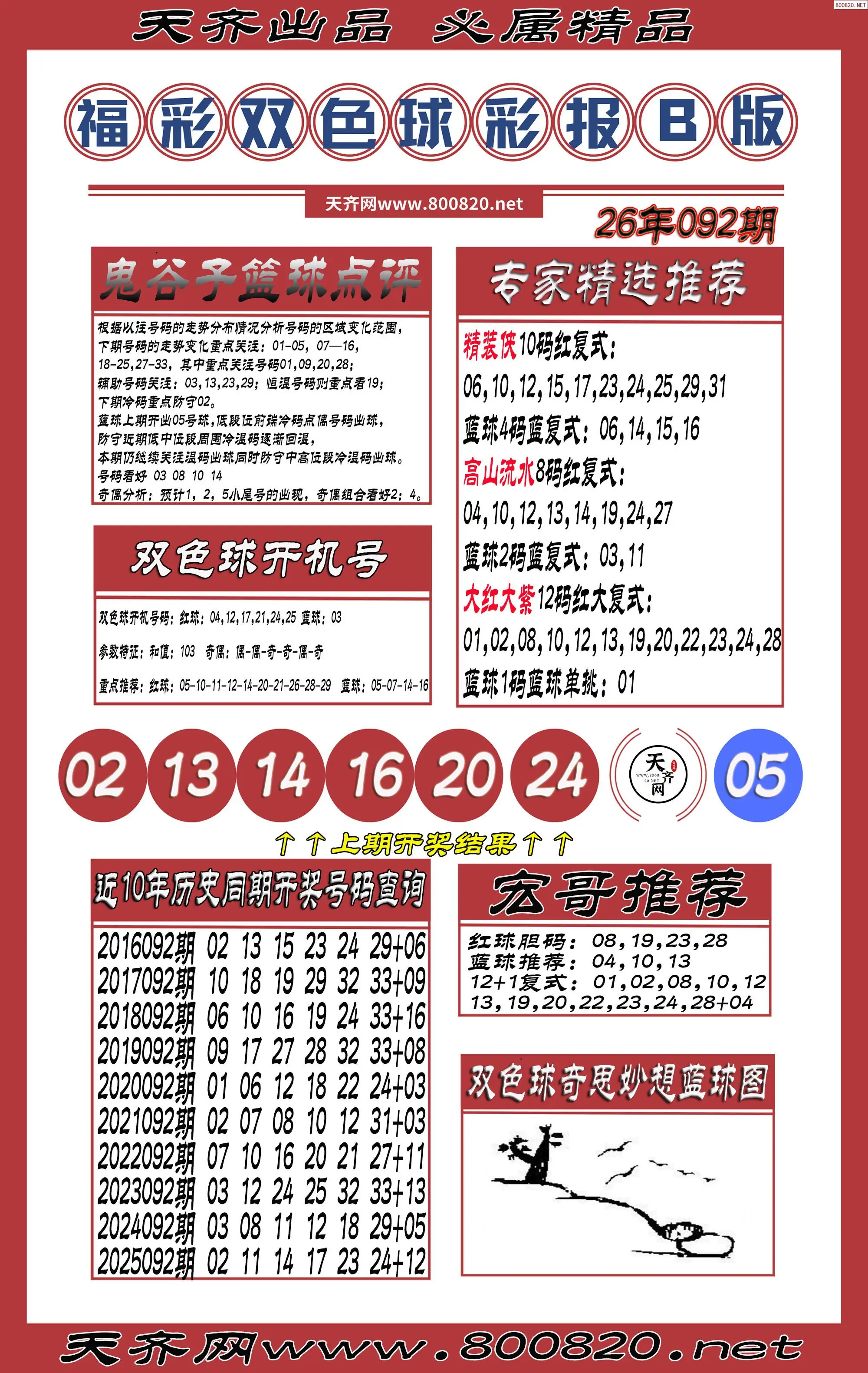 双色球彩报B版
