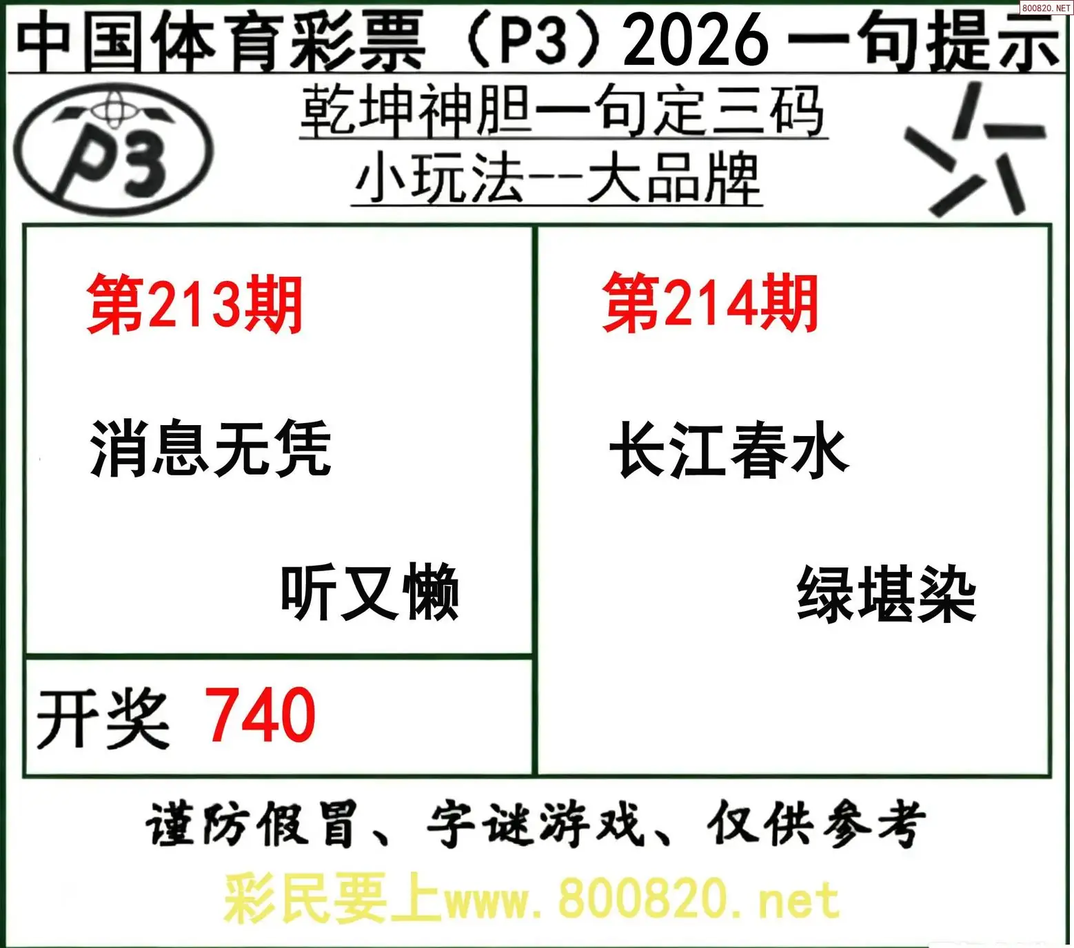 乾坤一句定三码