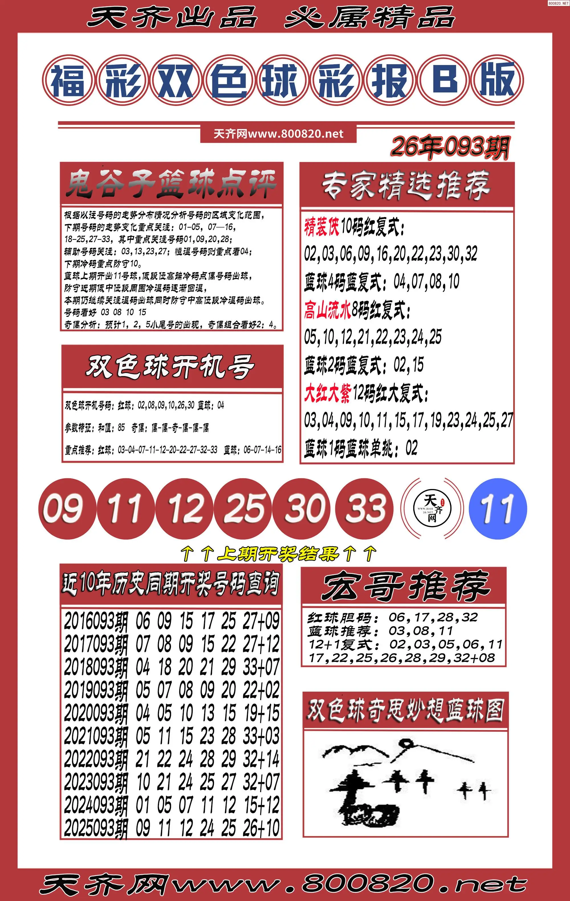 双色球彩报B版