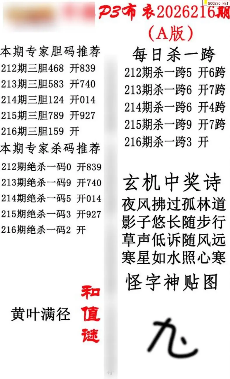p3牛彩布衣A版