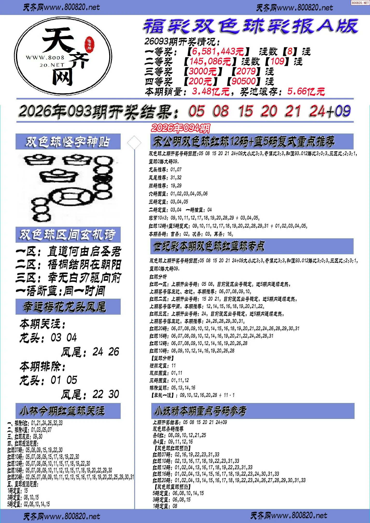 双色球彩报A版