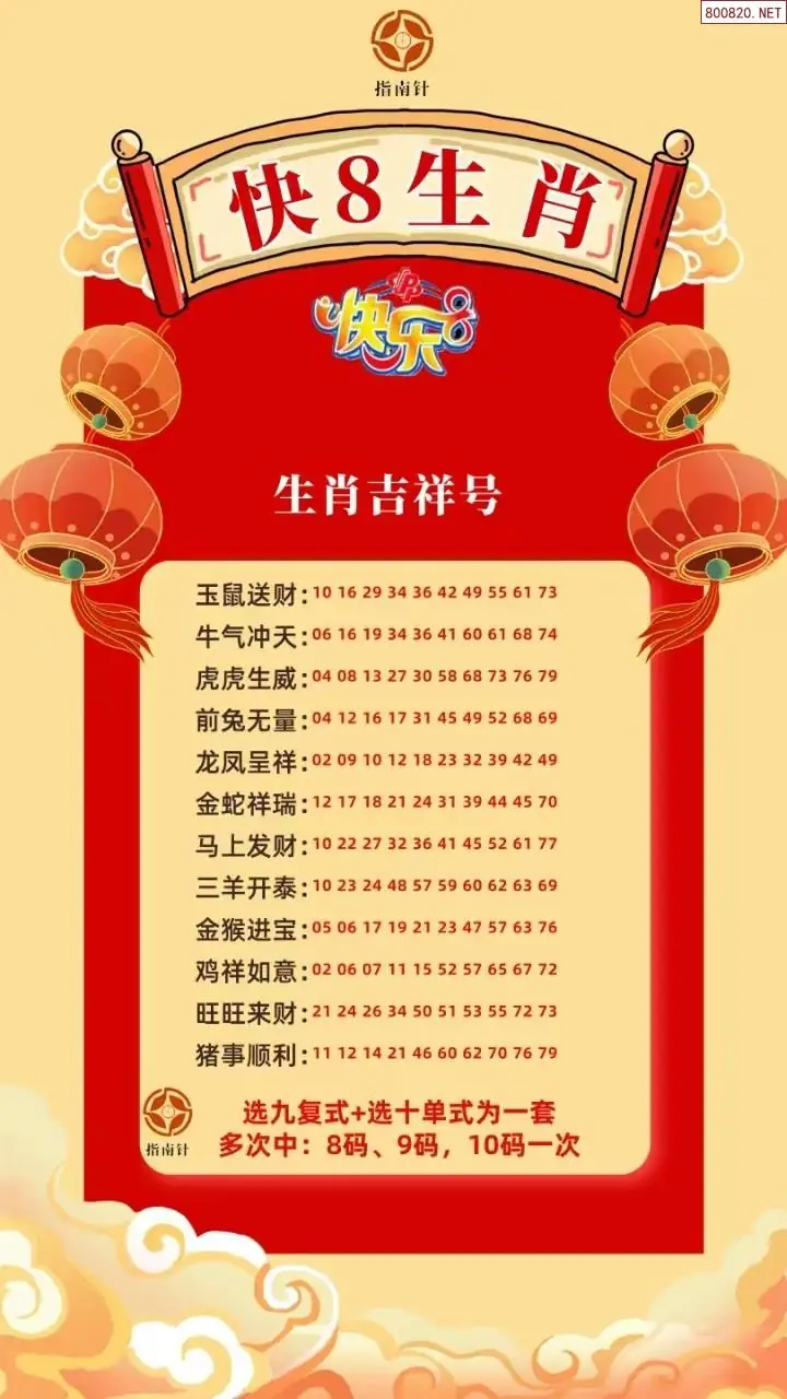 快乐8生肖幸运码