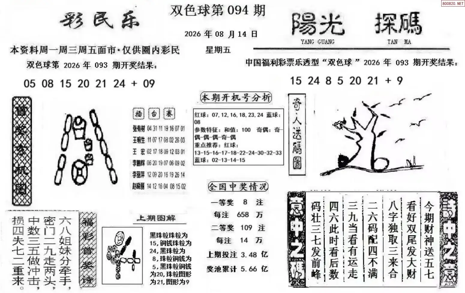 彩民乐+阳光探码图文版