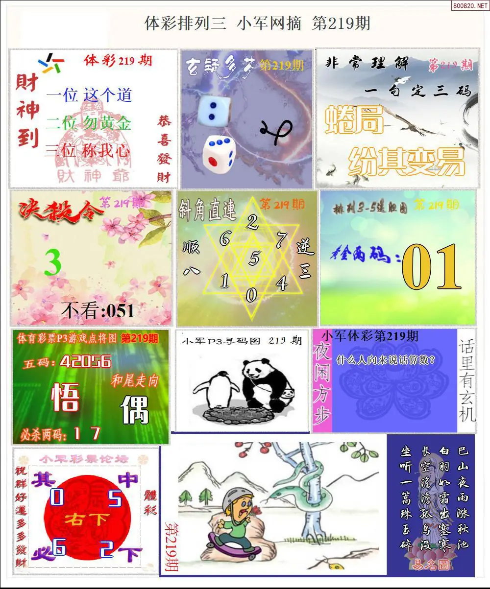 体彩P3小军网摘版