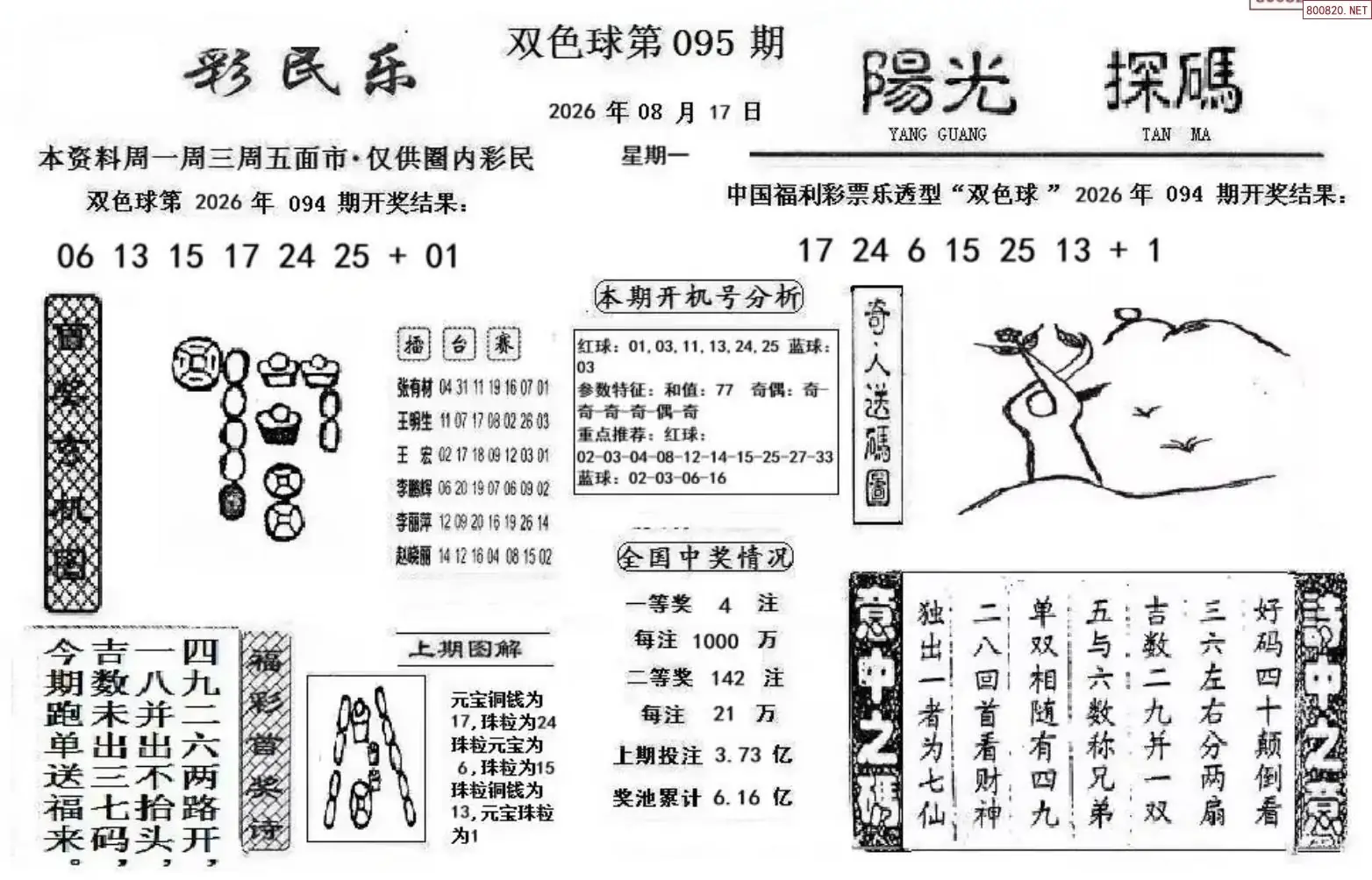 彩民乐+阳光探码图文版