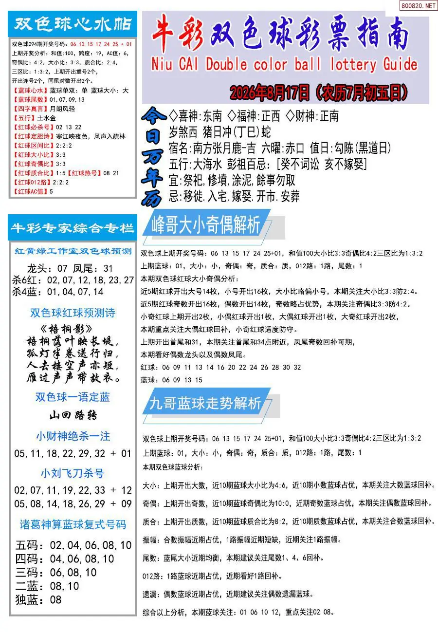 牛彩指南