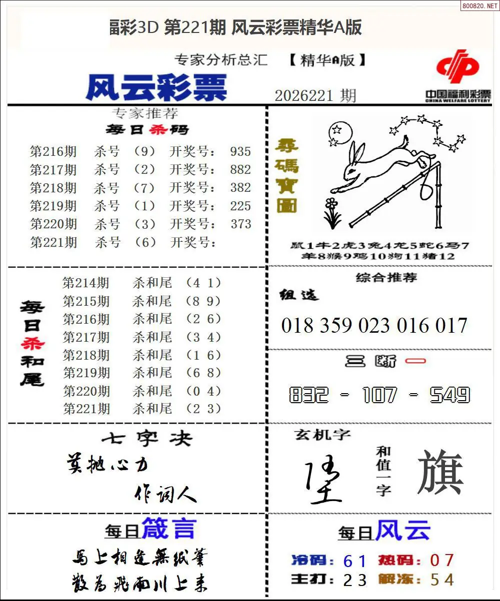 风云彩票精华A