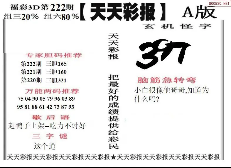 天天彩报1版