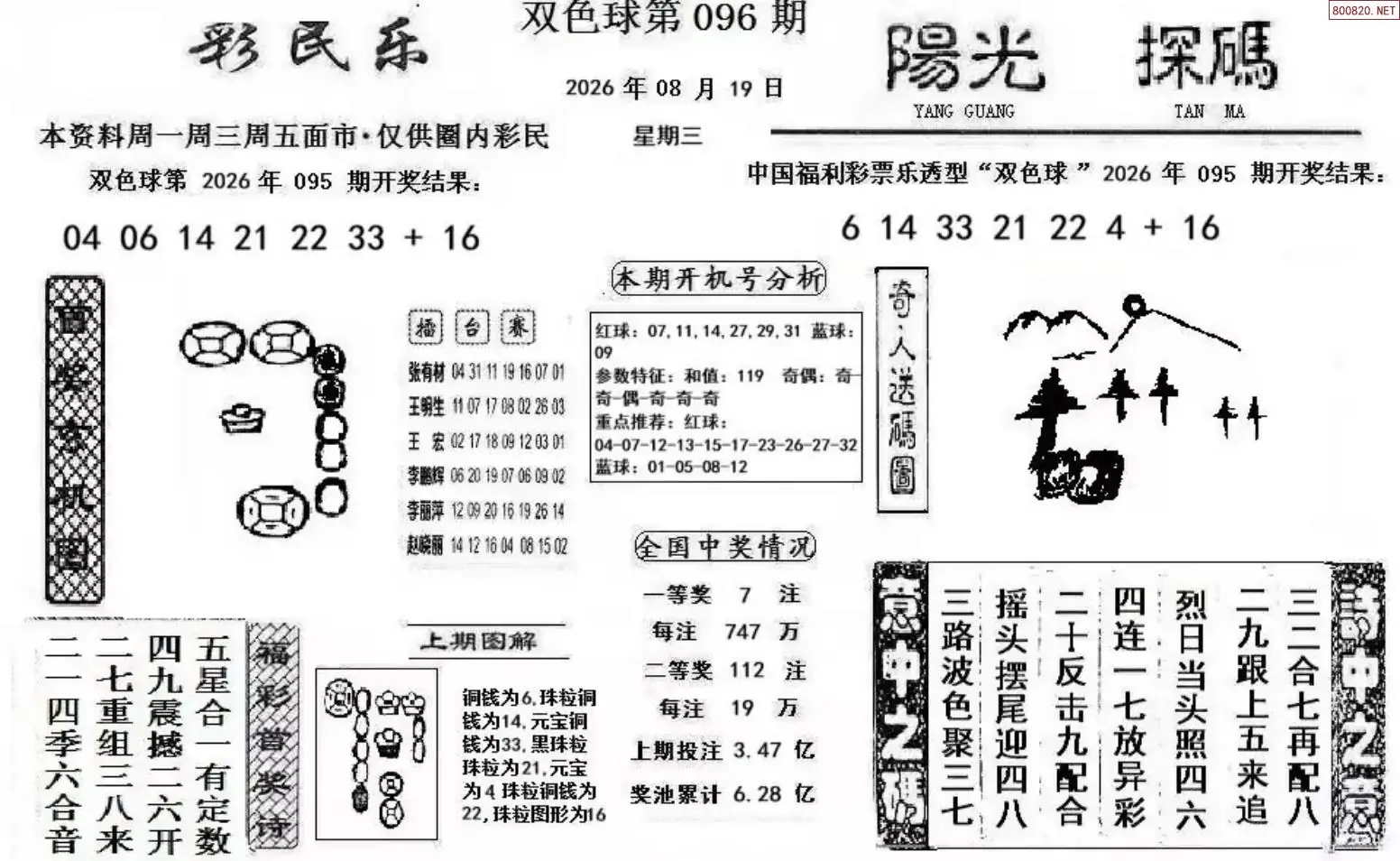 彩民乐+阳光探码图文版