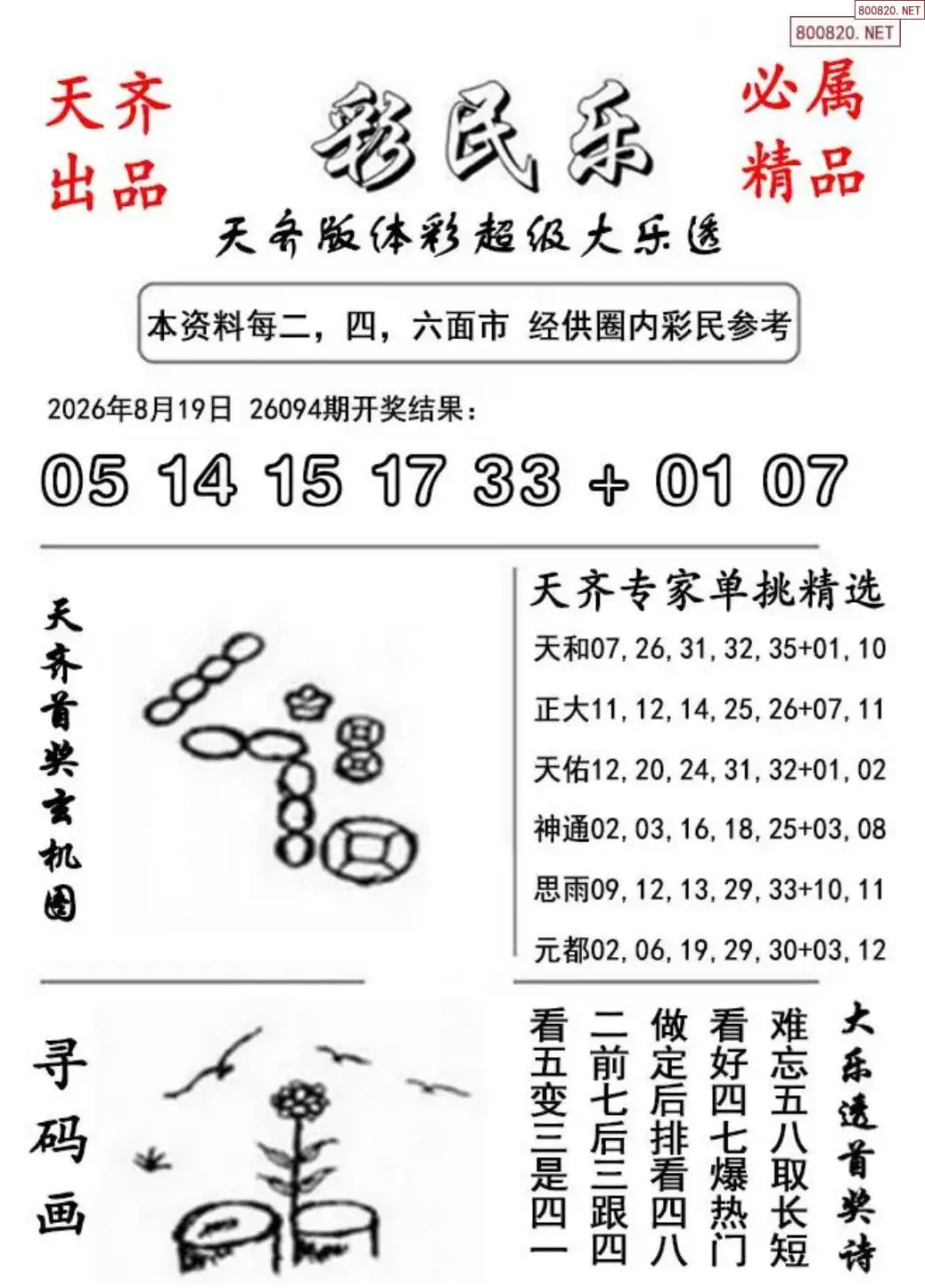 大乐透彩民乐图