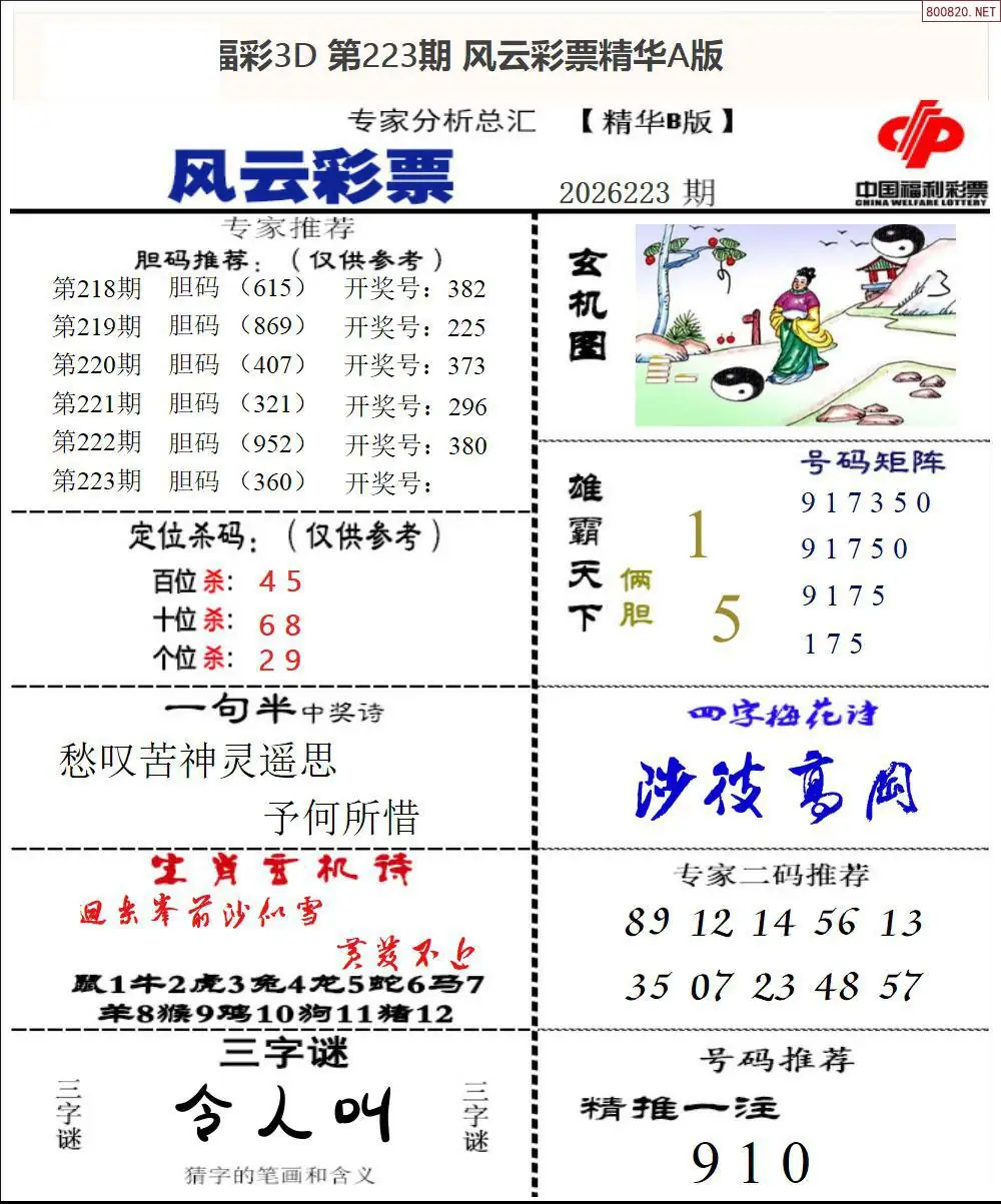 风云彩票精华B