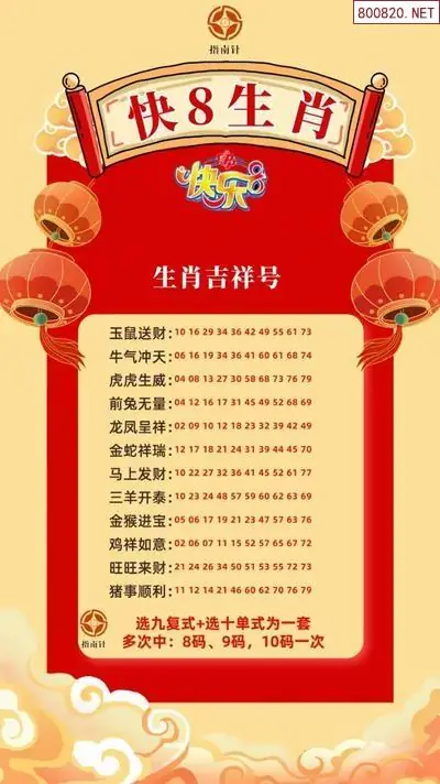快乐8生肖幸运码