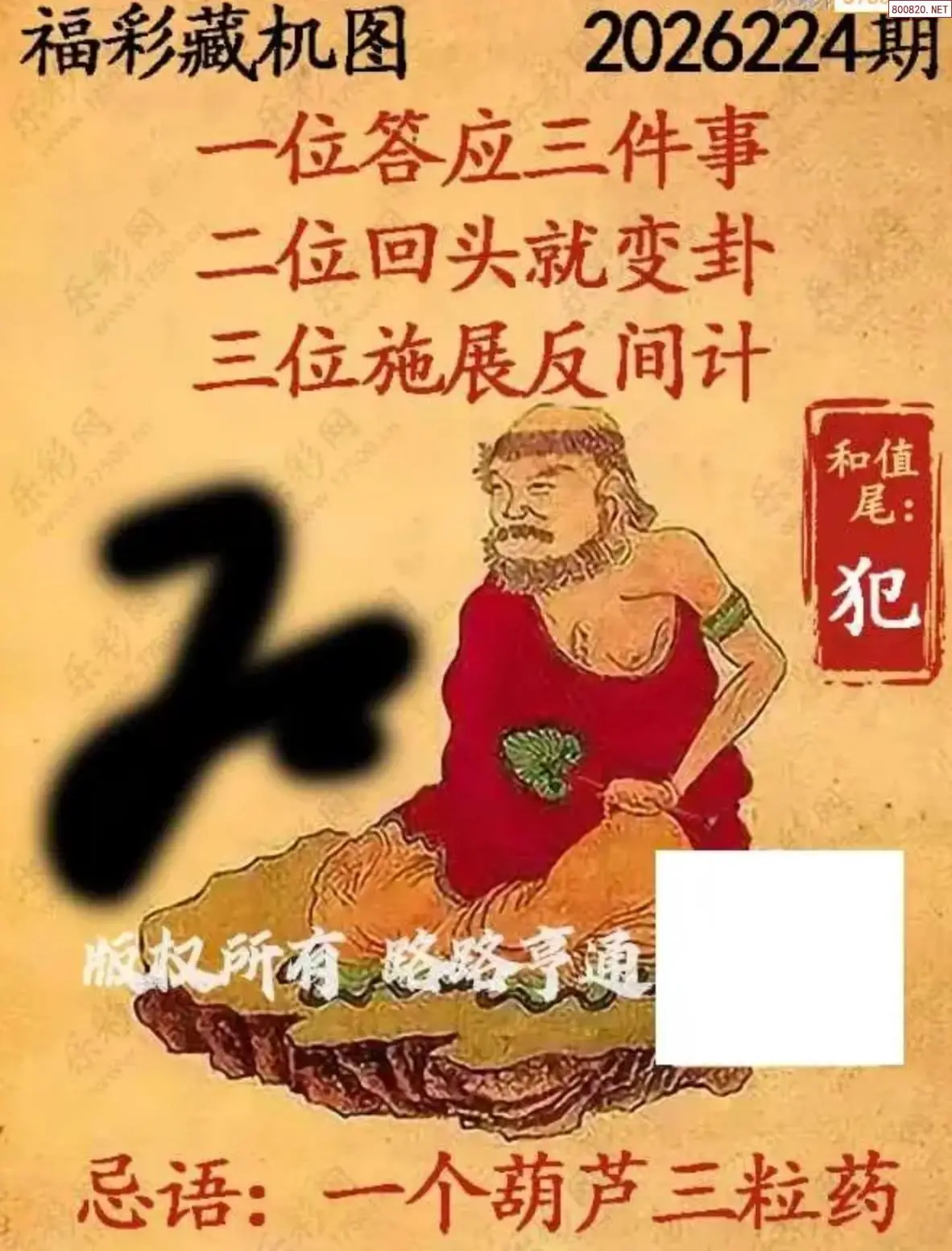 乐彩3D藏机图