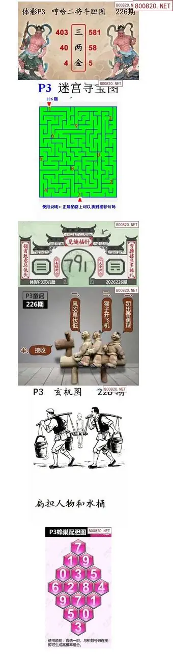 蜂巢天机图谜