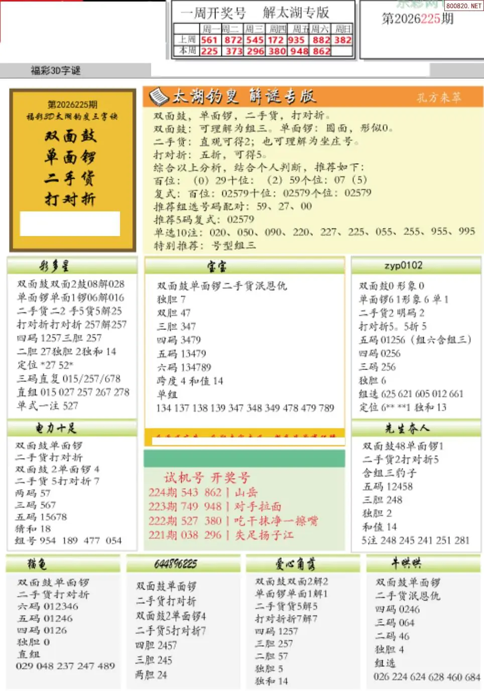 乐彩解太湖