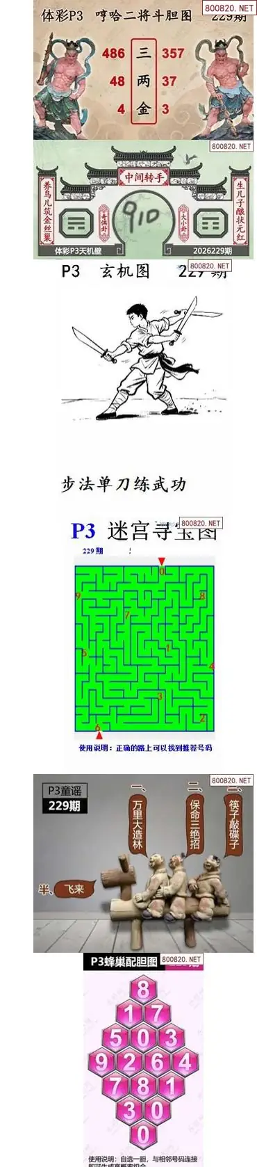 蜂巢天机图谜