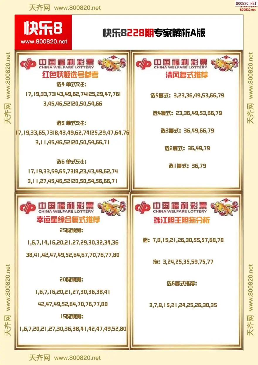 快乐8专家解析A版