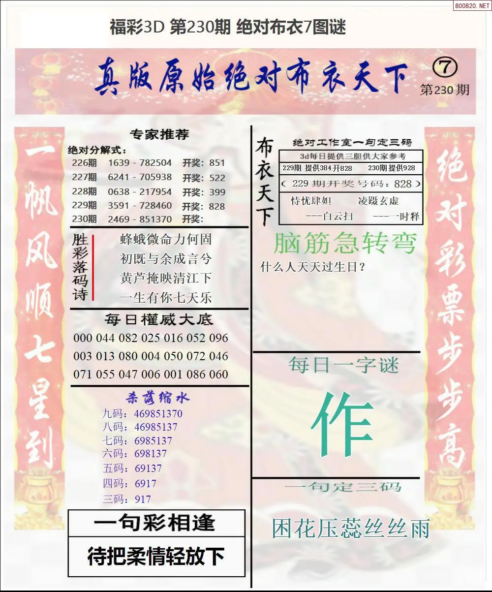 绝对布衣7