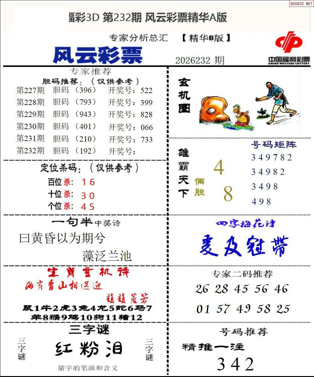 风云彩票精华B