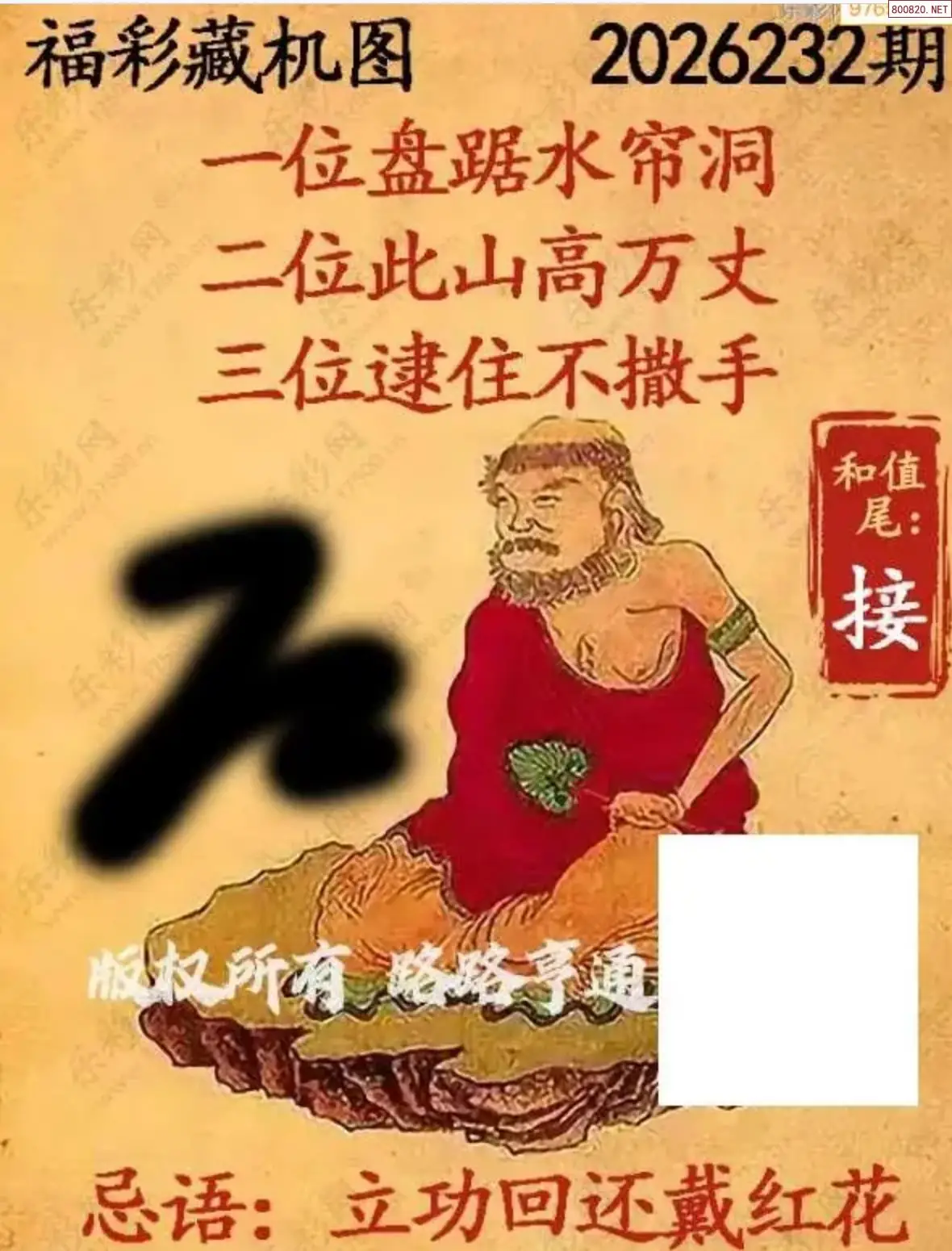 乐彩3D藏机图