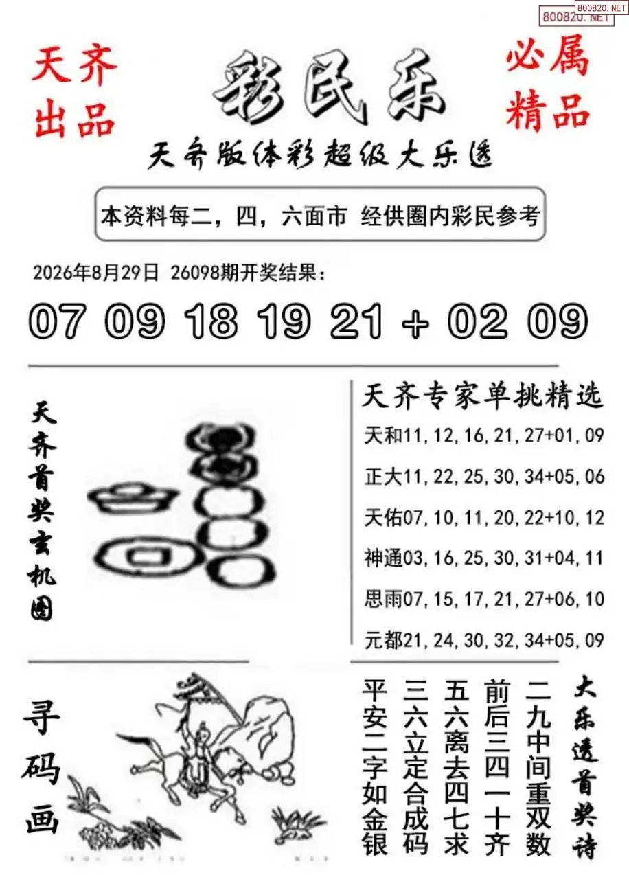 大乐透彩民乐图