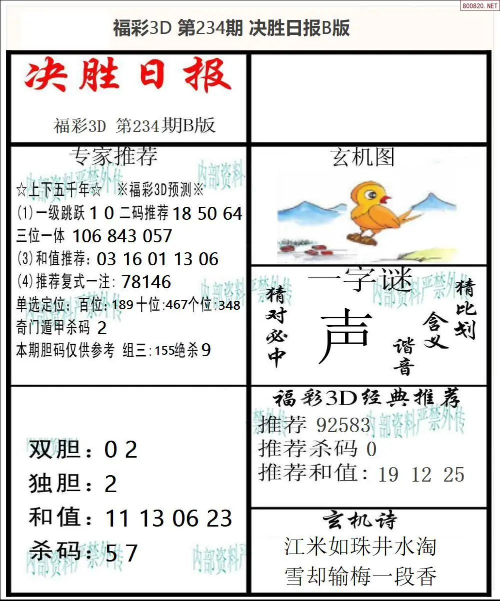 决胜报B版