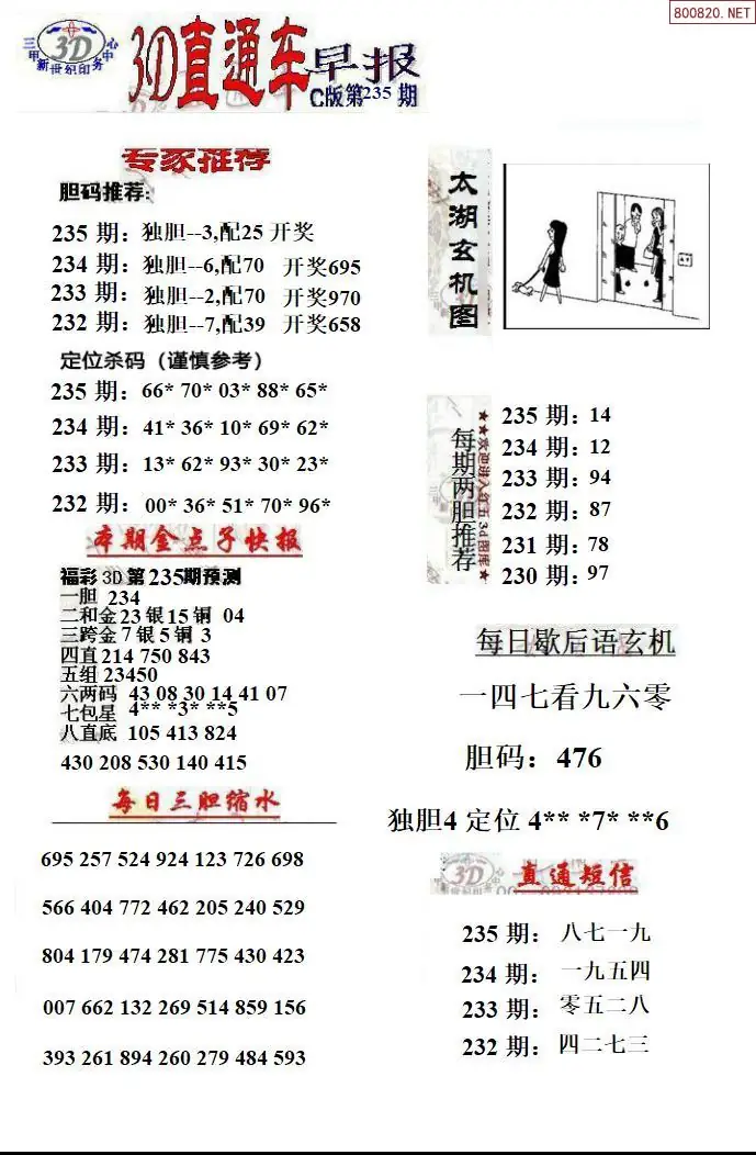 3D直通车3