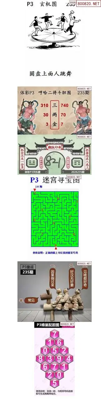 蜂巢天机图谜