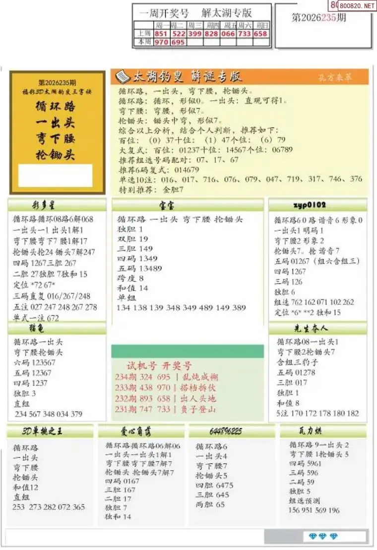 乐彩解太湖