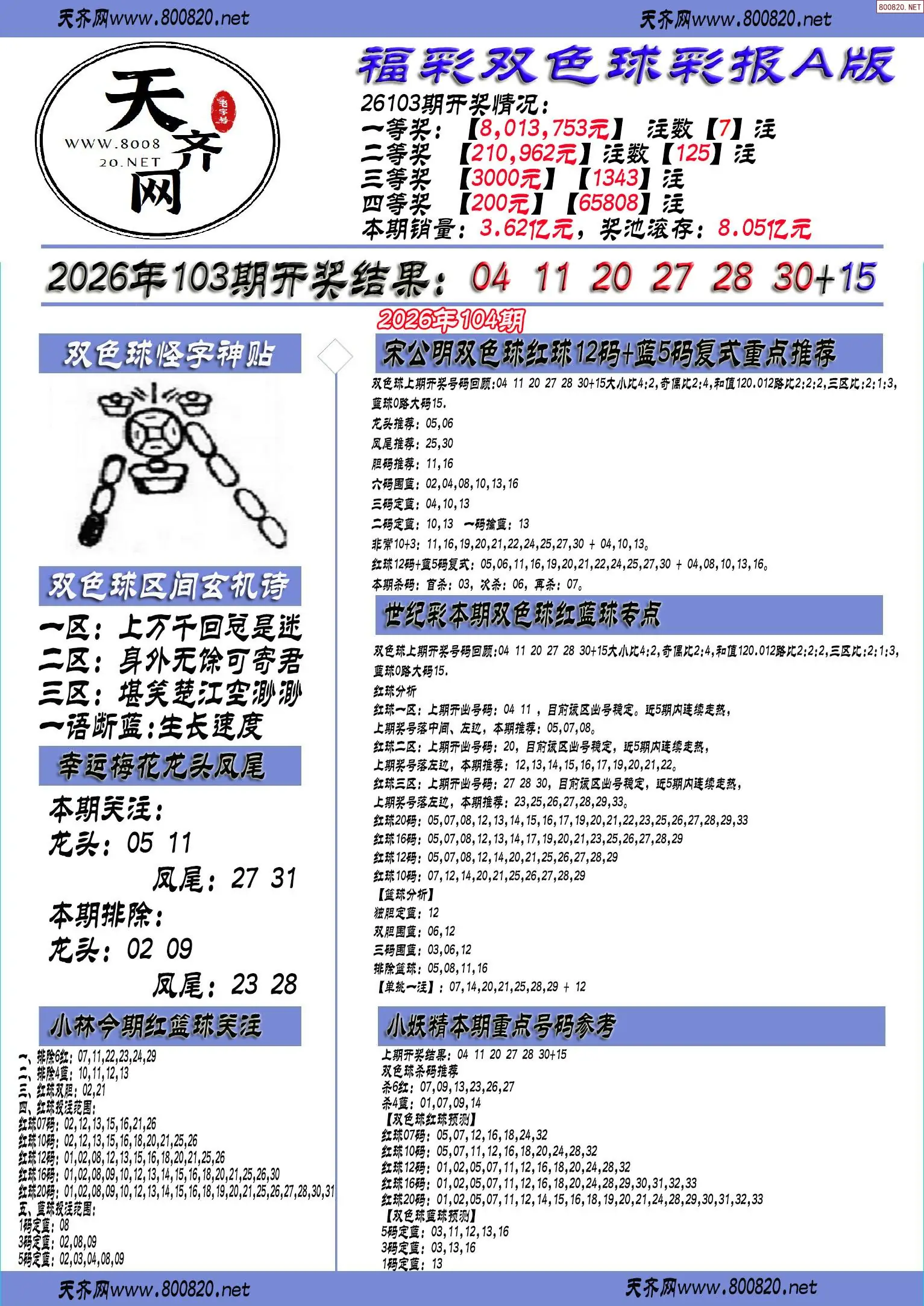 双色球彩报A版