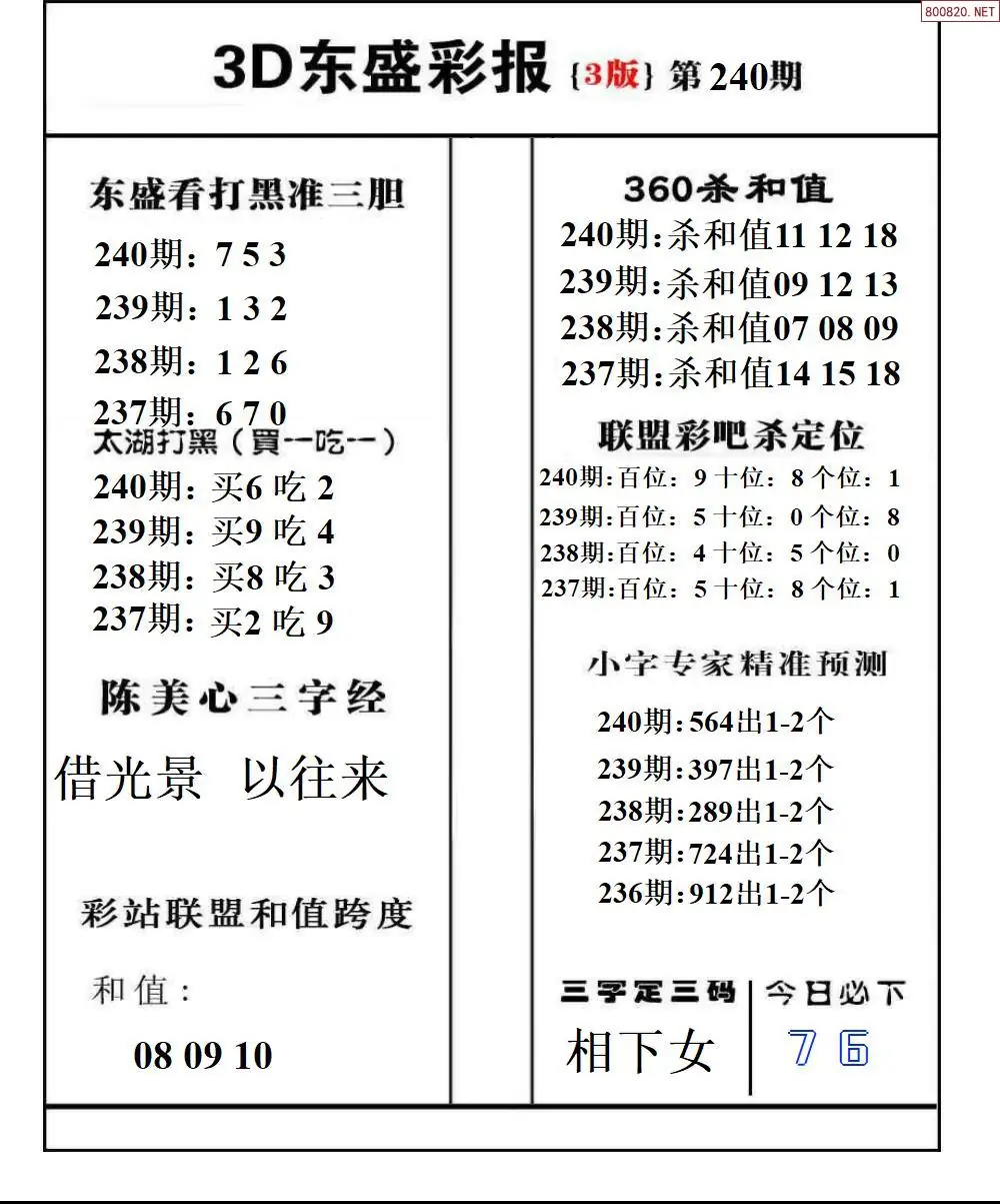 东盛彩报3版