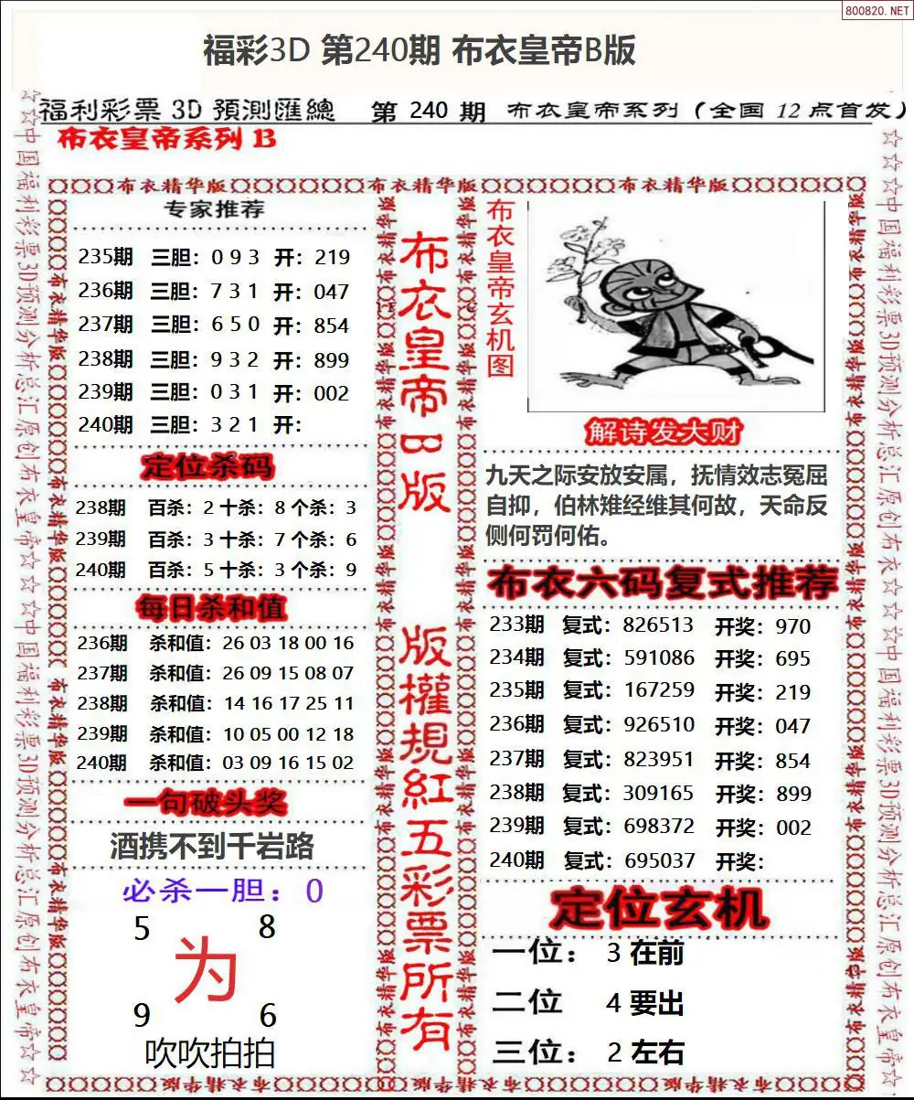 布衣皇帝B版
