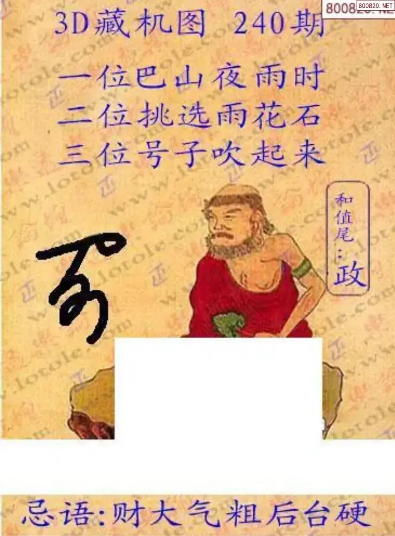 老版3D藏机图