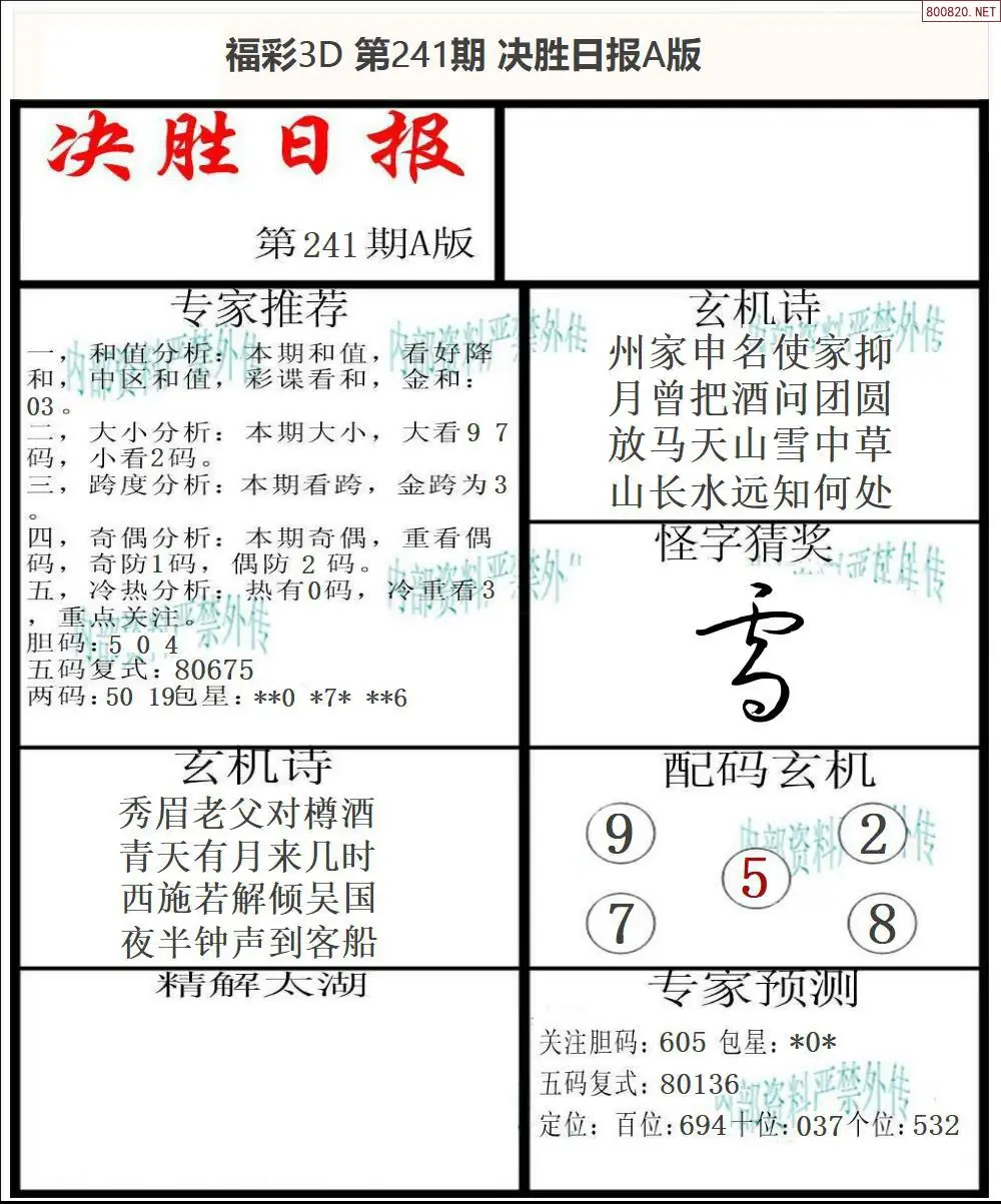 决胜报A版