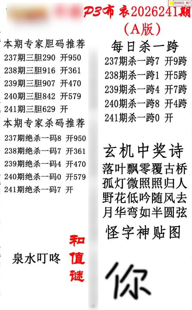 p3牛彩布衣A版