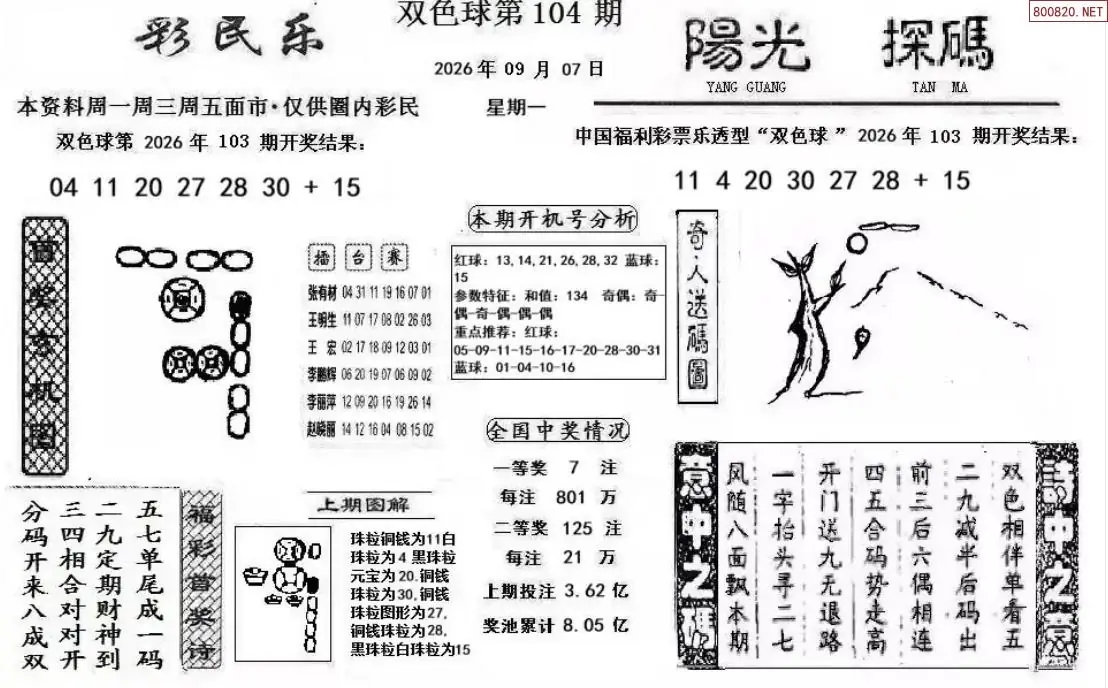 彩民乐+阳光探码图文版